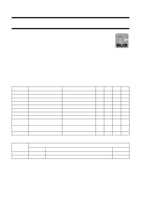 TEA6320T datasheet(2/40 Pages) PHILIPS | Sound fader control circuit