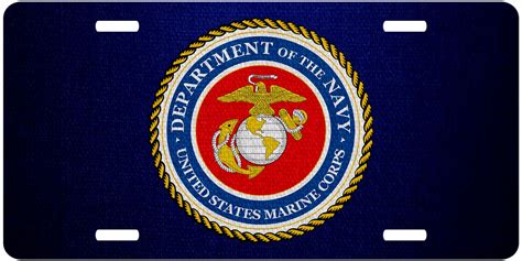 License Plate U S Marine Corps Usmc Multiple Options