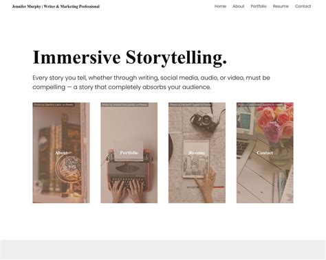 Creative Writer Portfolio Examples - Journo Portfolio