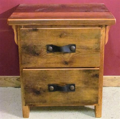 Reclaimed Barn Wood Nightstand - Etsy