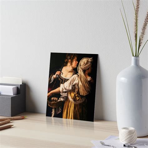 Judith And Her Servant Artemisia Gentileschi Art Board Print For