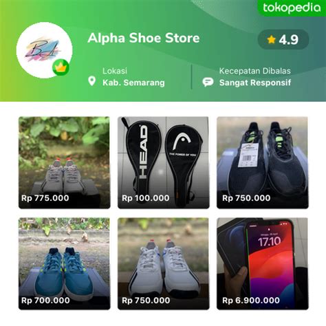 Toko Alpha Shoe Store Online Produk Lengkap Harga Terbaik Tokopedia