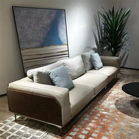 Light Grey Leather Sofa – Habitat&co