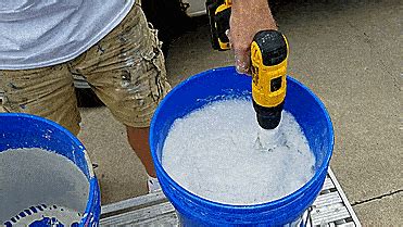 Roller Ready Cleans Paint Rollers In Seconds Using a Drill