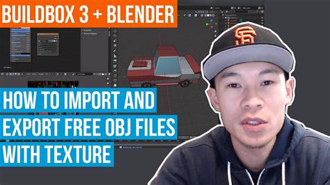 How To Import And Export Free 3D OBJ File With Texture Using Blender 2