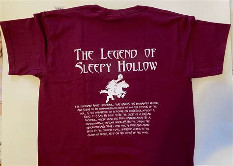 tee  legend  sleepy hollow  shirt black sleepy hollow gifts