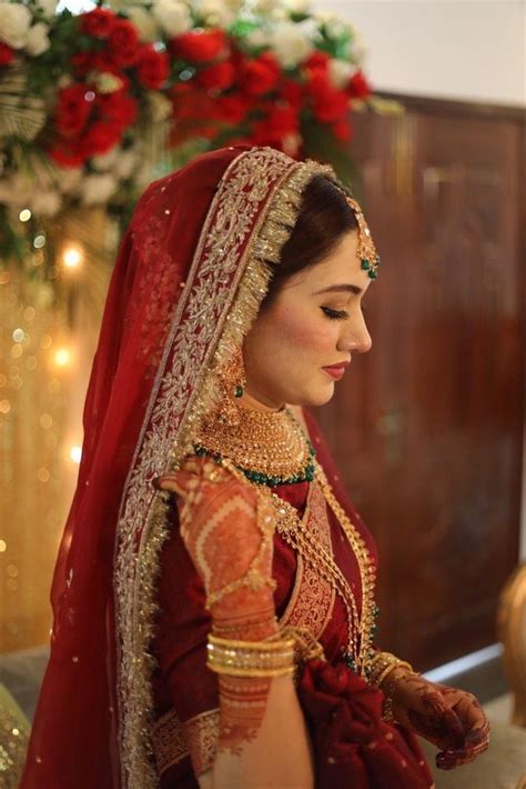 Beautiful Enchanting Nikah Ceremony With Bride In A Red Saree