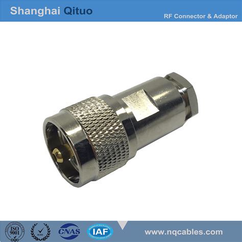 Rf Connector Uhf Sl16 Straight Male Plug For Rg58 Cable Uhfsl16 J5