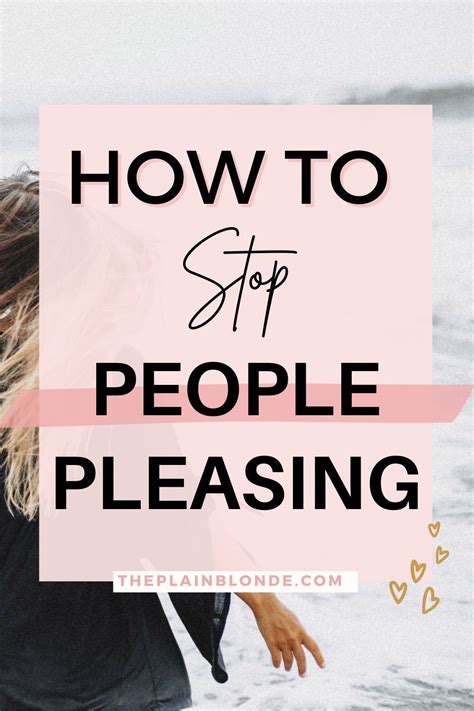 How To Stop Being A People Pleaser In 2021 People Pleaser People Person