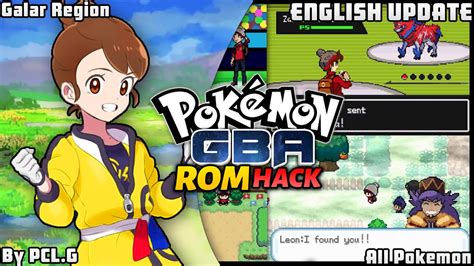 Updated Pokemon Gba Rom Hack With Galar Region Dlc All Pokemon Gen