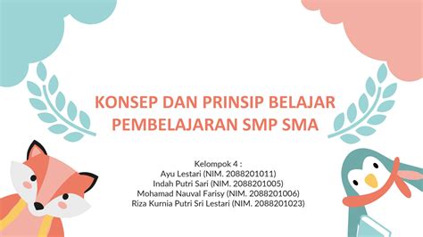 Solution Konsep Dan Prinsip Belajar Pembelajaran Smp Sma Studypool