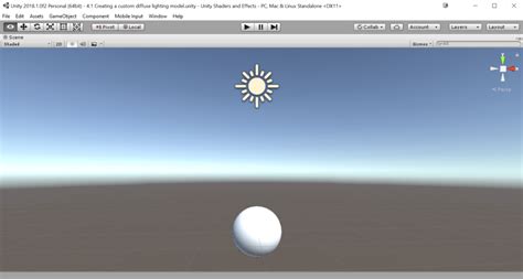 Creating A Custom Diffuse Lighting Model In Unity Tutorial