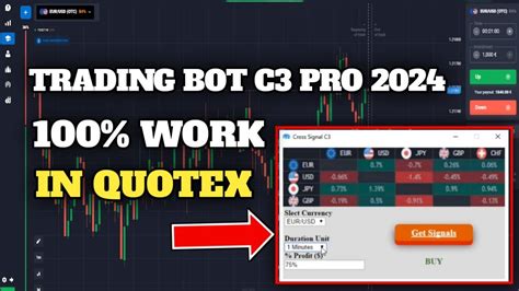 Trading Robot C3 Pro 2024 100 Work In Quotex 99 Success YouTube