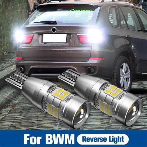 2pcs LED Reverse Light Blub W16W T15 Canbus For BMW 1 Series E81 E87