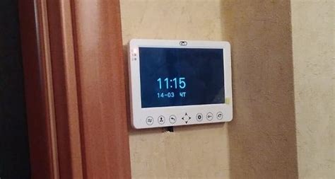 Видеодомофон в квартире с подключением блока вызова подъезда