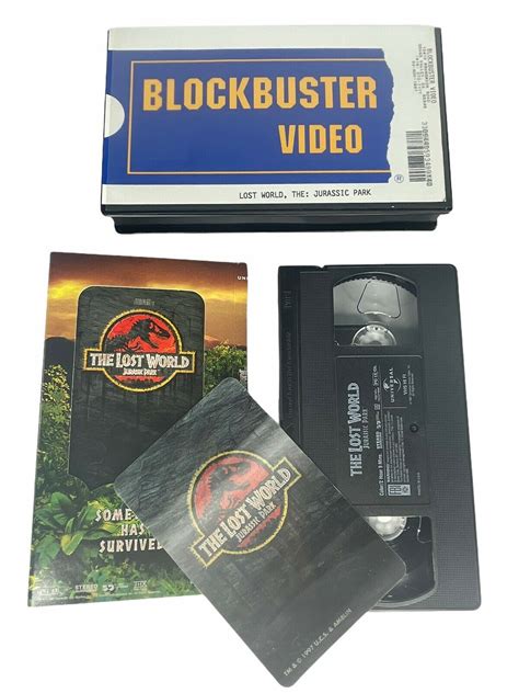 Mavin | Blockbuster Video Official VHS Clamshell Jurassic Park The Lost ...