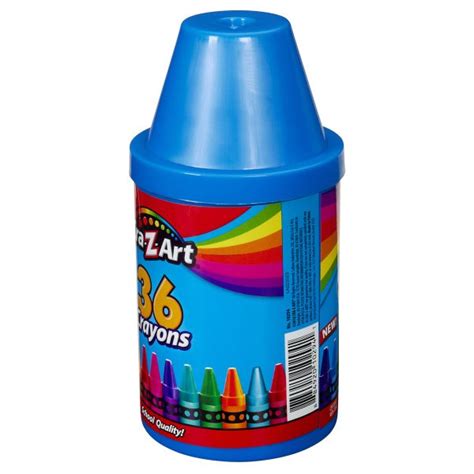 Cra Z Art Crayon Can With Sharpener 36 Count Cra Z Art