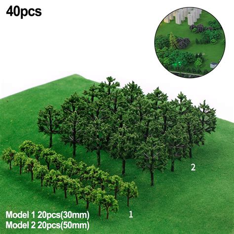 Miniature Trees For Model Railroads