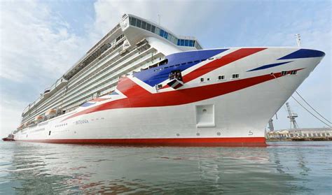 New P&O Britannia Livery Photos Released From Italian Shipyard