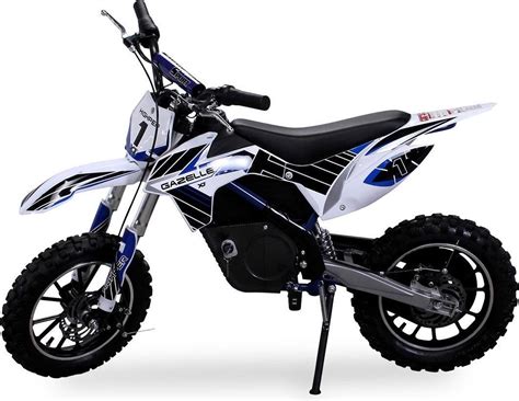 Mini Motorcross Gazelle 500w Blauw Elektrische Motorfiest