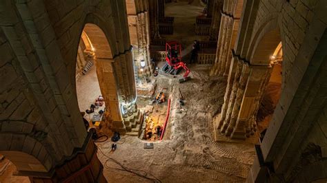 Staircase Leading Into Forgotten Year Old Vault Unearthed At Church