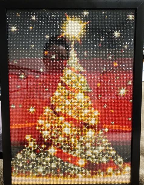 Christmas Tree Diamond Art Etsy