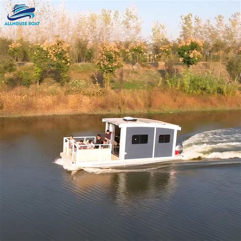 Allhouse Houseboat Solar Power Catamaran Boat Water Sports Ship Party ...