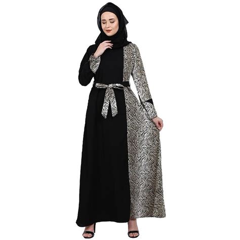 Abaya Online Animal Printed Casual Abaya At