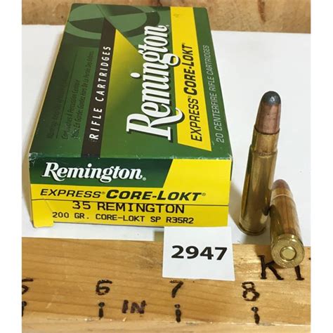 Ammo 20x Remington Core Lokt 35 Remington 200 Gr