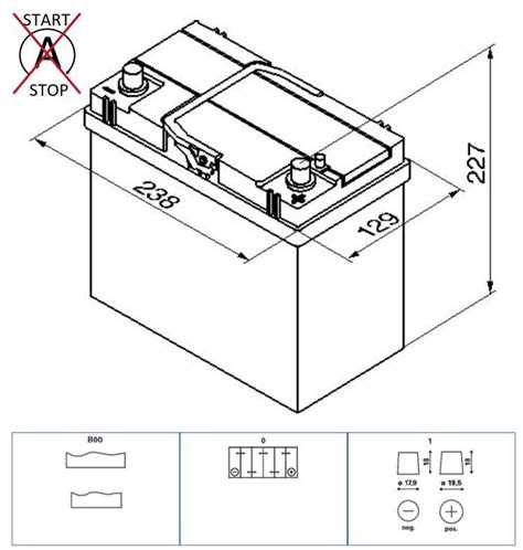 Genuine Varta Car Battery 5451560333132 B32 Type 053 158 45Ah 330CCA