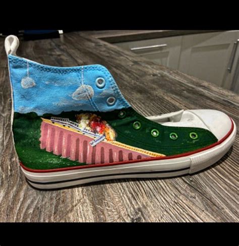 Wake Up And Its Over Lovejoy Custom Painted Shoes Etsy