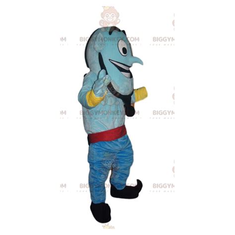 Genie BIGGYMONKEY Mascot Costume From Aladdin Sizes L 175 180CM