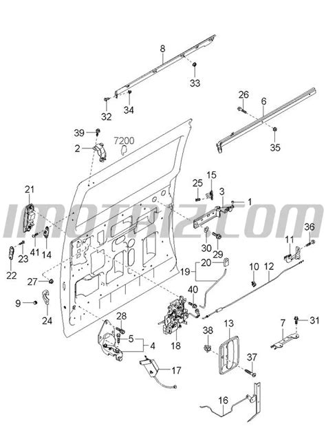 Patin Inferior Puerta Corrediza Kia Pregio Marca Kia 0K72A72250A