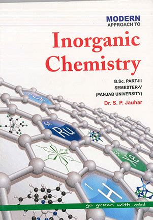 Moderns Inorganic Chemistry For B Sc Sem 5 P U By Dr S P Jauhar