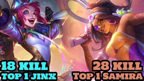 Wild Rift Jinx Top Jinx And Samira Gameplay Rank Challenger Youtube