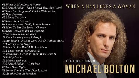 Michael Bolton Greatest Hits | Best Songs Of Michael Bolton | Michael ...