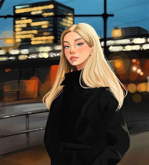 Pinterest Blonde Girl Blonde Hair Cartoon Blonde Hair Girl