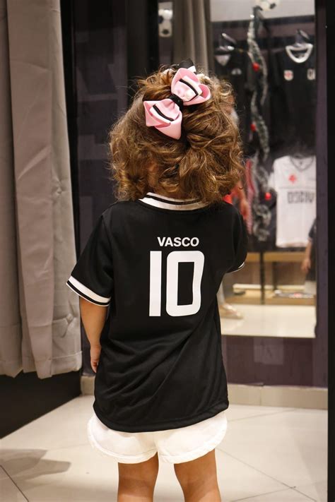 Conjunto Infantil Vasco Uniforme Preto Torcida Baby Gigante Crvg