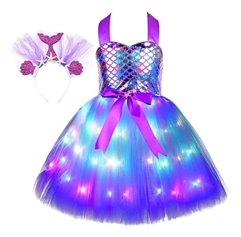 Fantasia De Sereia Para Meninas Viyorshop Vestido Tutu De S Frete grátis