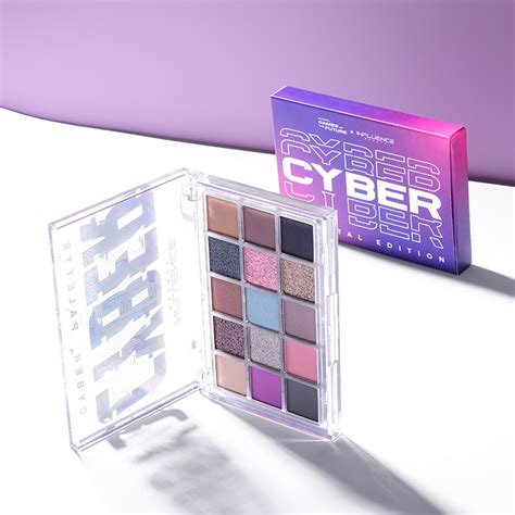 Палетка теней для век `INFLUENCE BEAUTY` CYBER Phygital Edition тон 02 ...