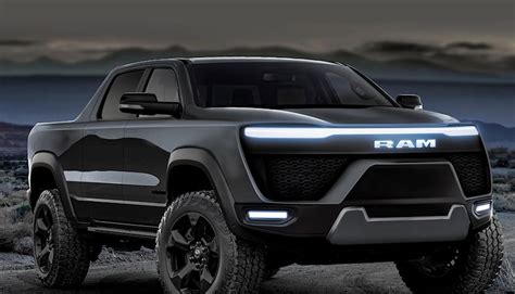 La Ram 1500 Revolution el nuevo concepto de camioneta eléctrica estará