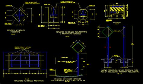 Detalle De Pavimento R Gido En Dwg Librer A Cad