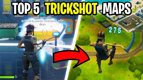 Top 5 Best Fortnite Trickshot Maps With Codes Youtube