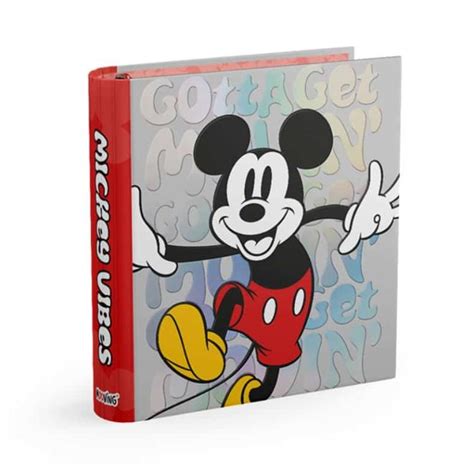 Librer A San Pablo Carpeta Anillos Mooving Mickey Mouse Art