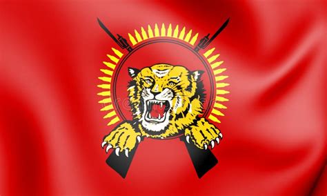 Flag Of Tamil Eelam Stock Illustration Illustration Of Banner 85368376