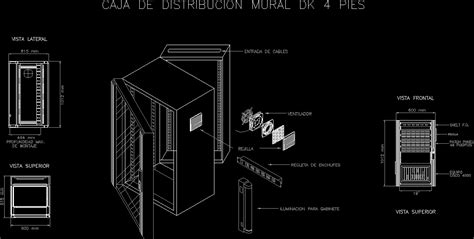 Board Of Distribution Dwg Block For Autocad Designs Cad