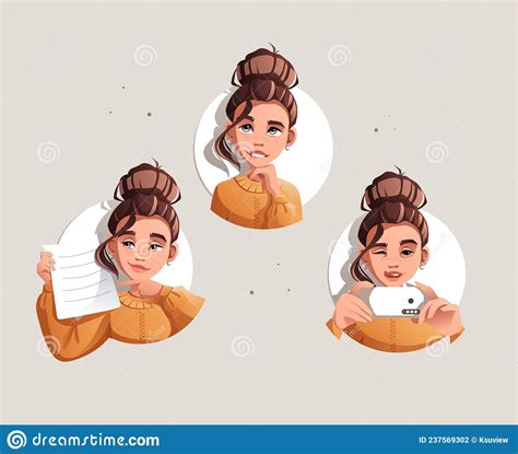 Two Girls Sad And Pensive Girl In A Hat And Sweat Vector Illustration