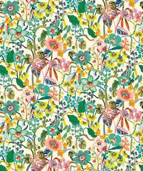 Jardin Aux Mille Fleurs • French Garden Wallpaper • Milton & King