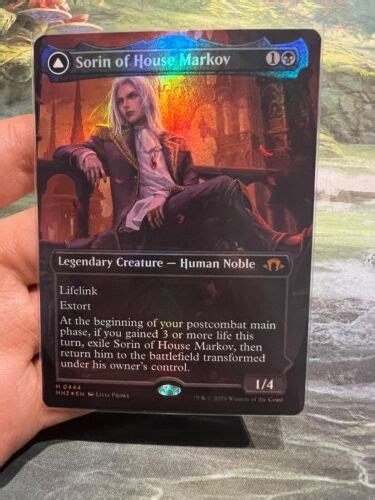 1x Sorin Of House Markov FOIL BORDERLESS Modern Horizons 3 NM