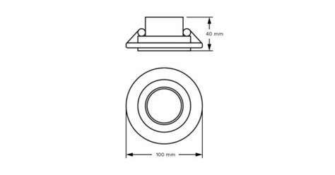 LED PANEL 6W STAKLENI Okrugli 230V IP20